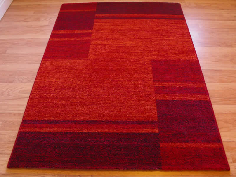 طرح هایی از فرش ماشینی با رنگ بندی قرمز