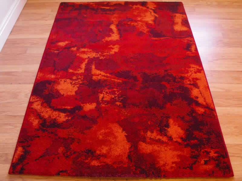 طرح هایی از فرش ماشینی با رنگ قرمز