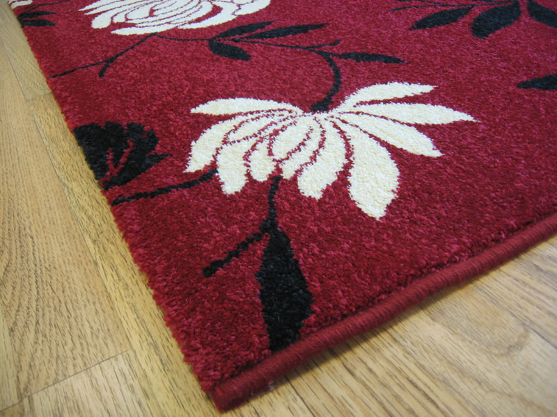 طرح های فرش ماشینی با رنگ بندی قرمز 1