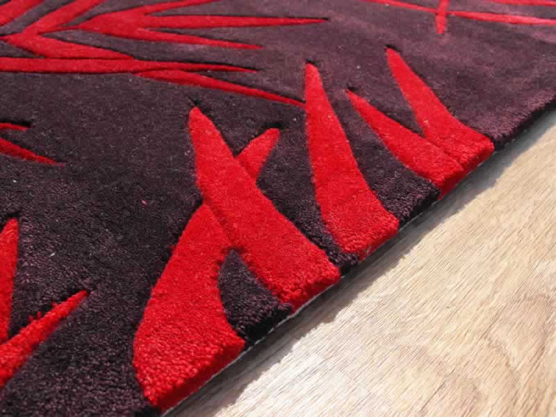 طرح های فرش ماشینی با رنگ بندی قرمز 5