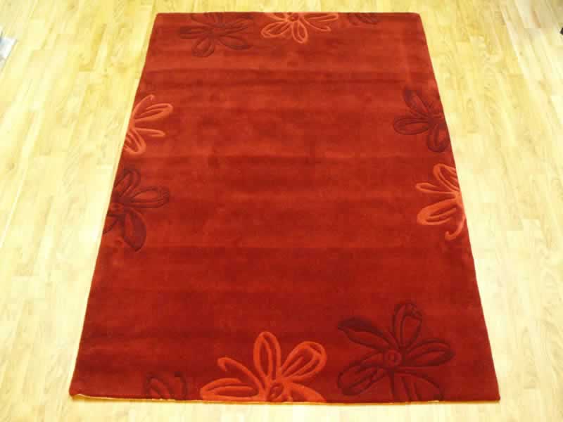 طرح های فرش ماشینی با رنگ بندی قرمز 6