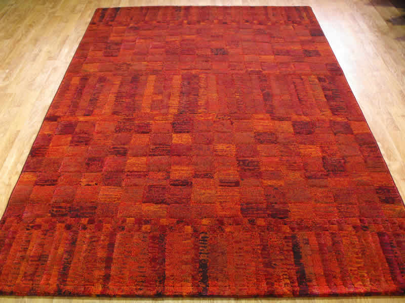 طرح های فرش ماشینی با رنگ بندی قرمز 8