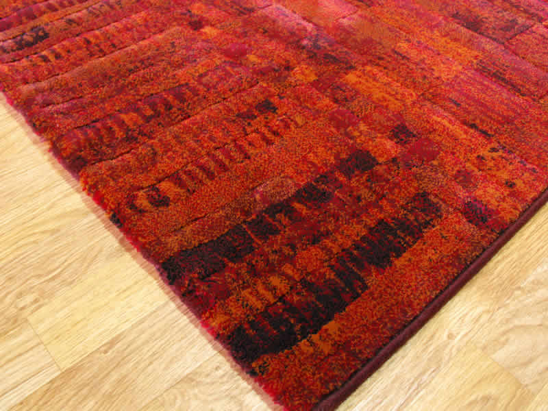 طرح های فرش ماشینی با رنگ بندی قرمز 8