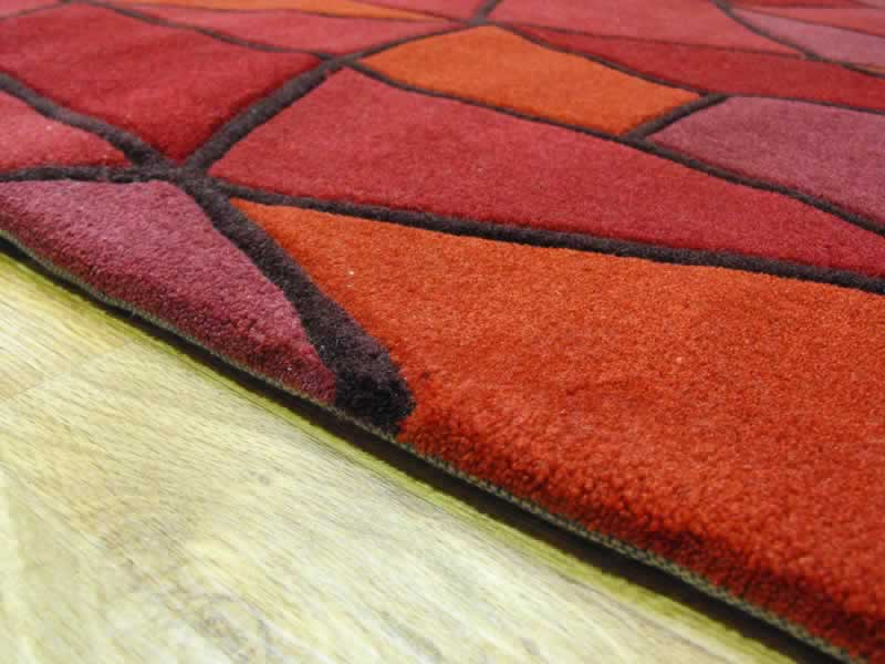 طرح های فرش ماشینی با رنگ بندی قرمز 9