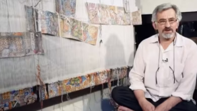 خلق تابلوفرش «چهره‌های ماندگار» توسط استاد حسن جوانشاهی