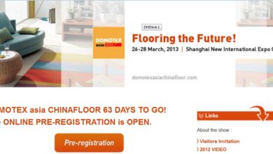 ثبت نام رایگان و آخرین اطلاعات درباره نمایشگاه DOMOTEX CHINA FLOOR 2013 شانگهای