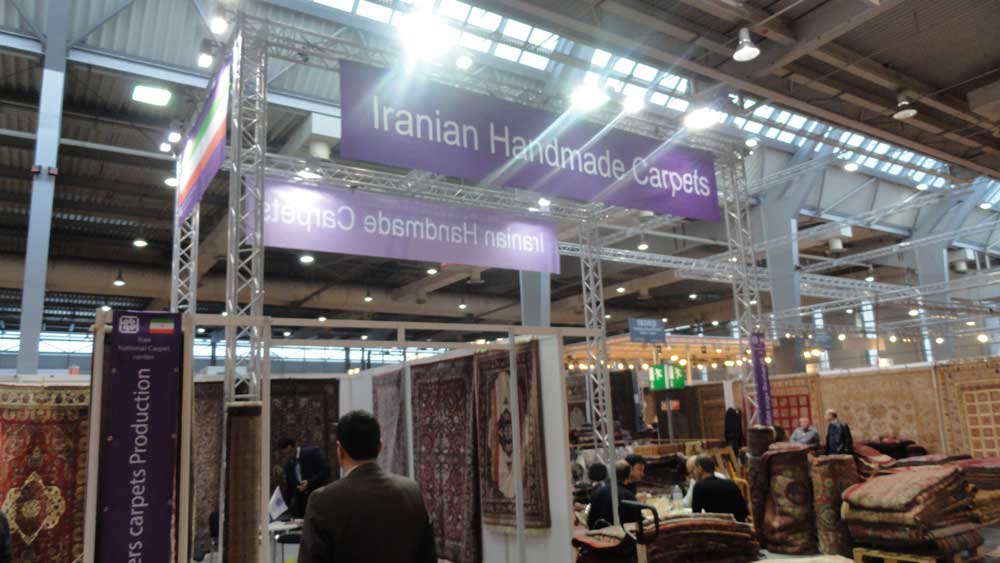 پاویون فرش دستباف ایران در نمایشگاه دموتکس هانوفر 2013 