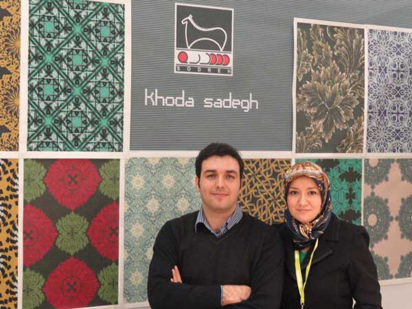 شرکت طراحی سدره تنها غرفه گذار ایرانی نمایشگاه منسوجات خانگی آلمان