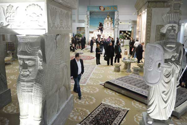 اوج شکوه و عظمت ایرانی در غرفه شرکت قالی سلیمان