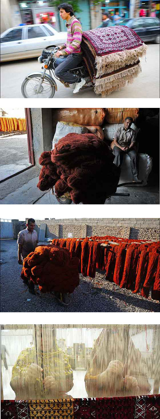 گزارش تصویری: تولید فرش ترکمن