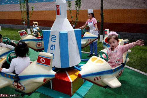 کارخانه نساجی در کره شمالی