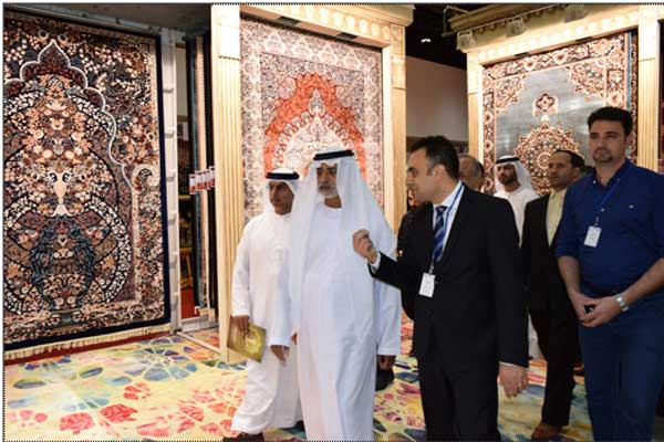 نمایشگاه فرش ماشینی ابوظبی امارات