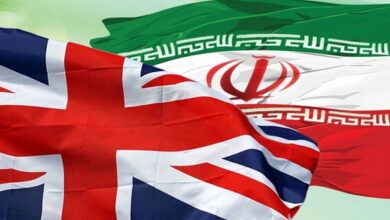 پرچم ايران و پرچم انگليس