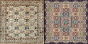 vintage carpet Retro carpet