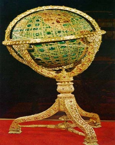 کره گوهر نشان متعلق به ناصرالدین شاه قاجار