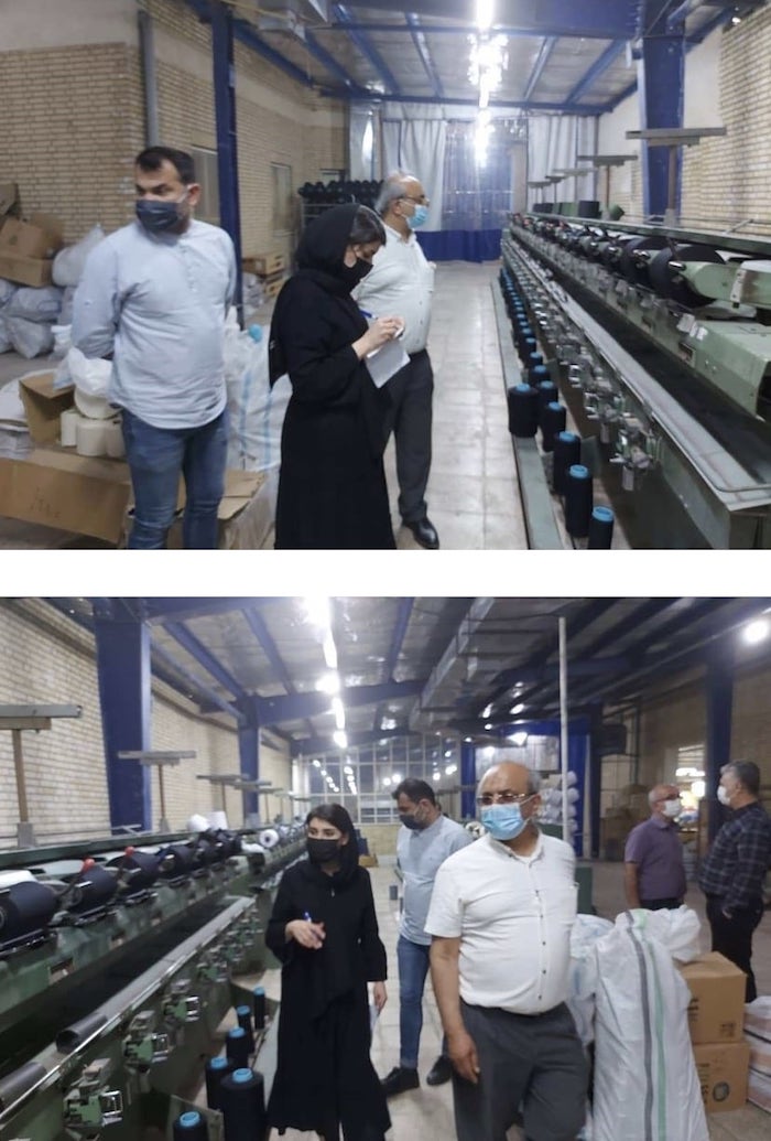 گزارش بازديد از شركت حرير سمنان
