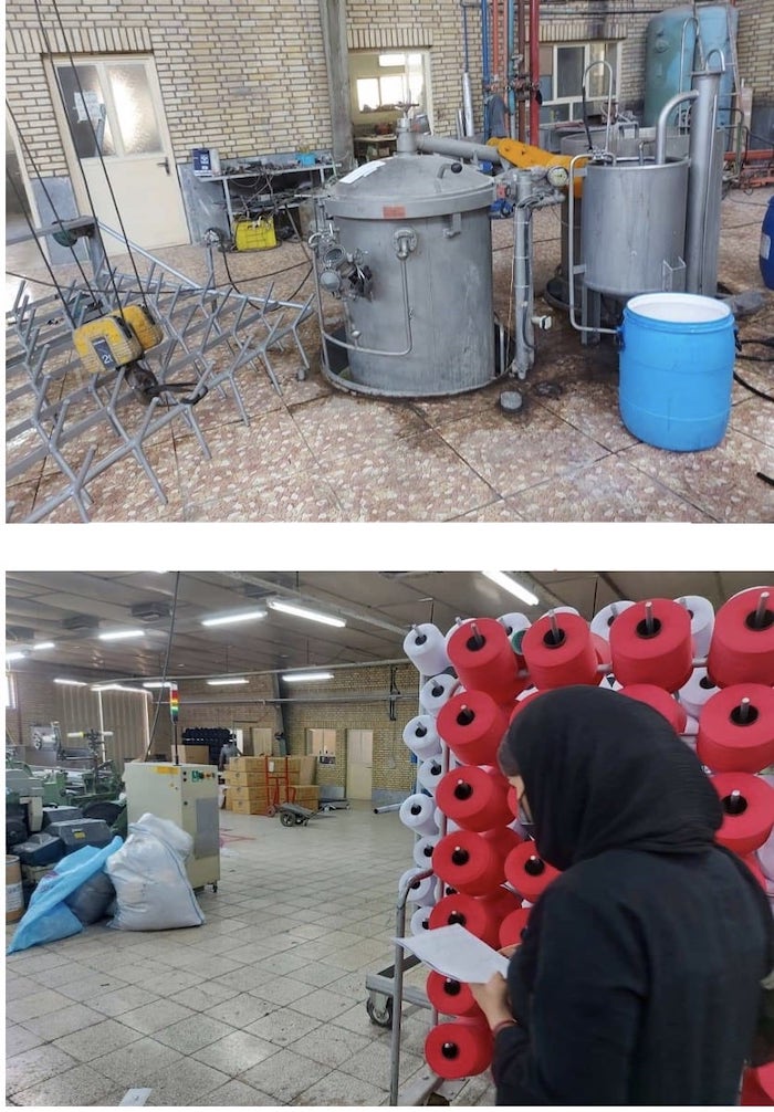 گزارش بازديد از شركت حرير سمنان