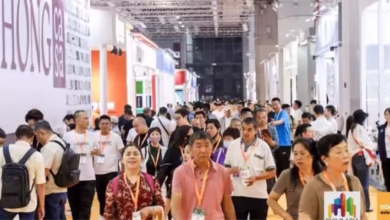 سالن نمایشگاه DOMOTEX شانگهای ۲۰۲۶ با غرفه‌های تخصصی فرش و کفپوش