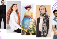 فروشگاه پوشاک با برند ایرانی و مشتریان در حال خرید