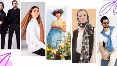 فروشگاه پوشاک با برند ایرانی و مشتریان در حال خرید