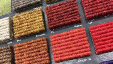 نمایی از همکاری فنی گروزبکرت و ترتفورد در مرکز منسوجات بی‌بافت آلمان برای توسعه فناوری تولید فرش‌های لوکس پشمی.