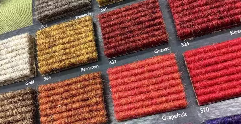 نمایی از همکاری فنی گروزبکرت و ترتفورد در مرکز منسوجات بیبافت آلمان برای توسعه فناوری تولید فرشهای لوکس پشمی.