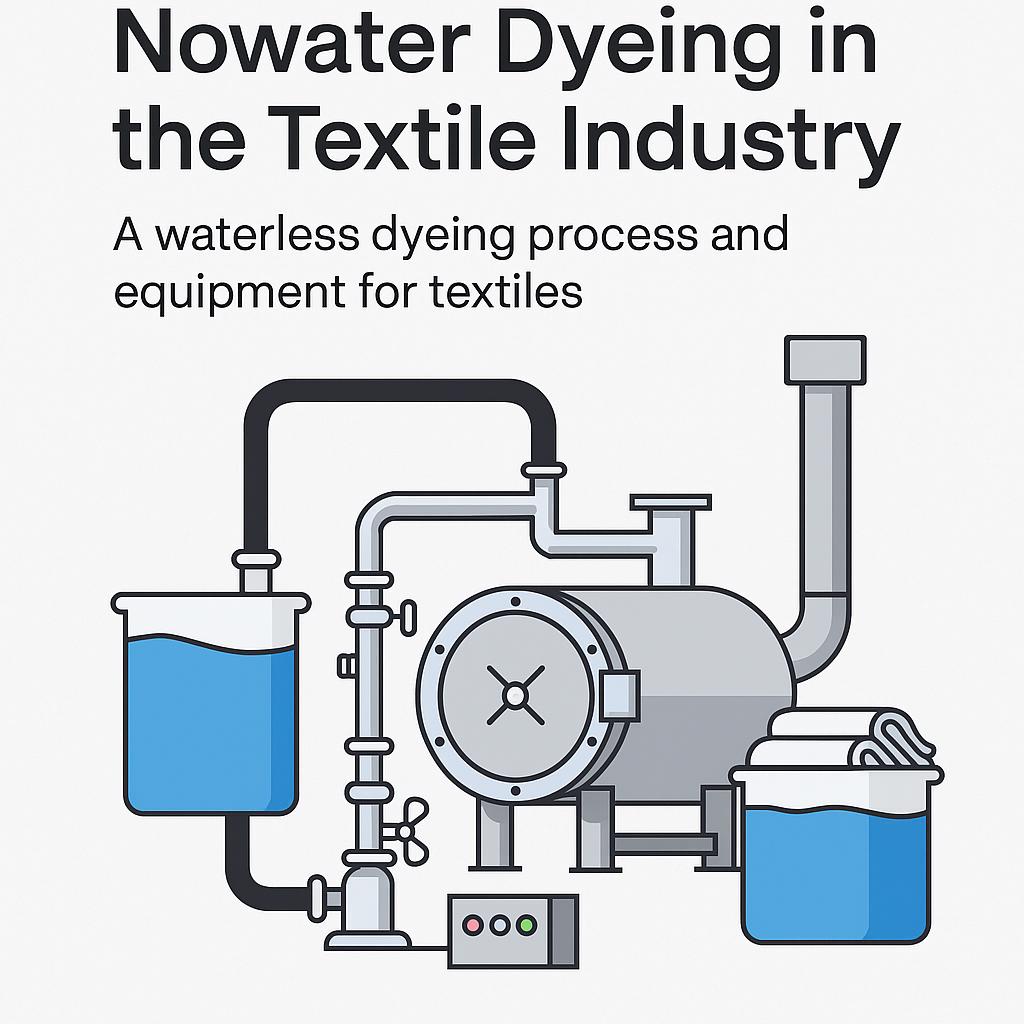 دستگاه رنگرزی بدون آب با فناوری CO2 فوق بحرانی در حال عملیات روی پارچه‌های صنعتی 