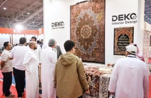 حضور شرکت فرش بزرگمهر و دکو آلمان در نمایشگاه فرش و کفپوش عربستان