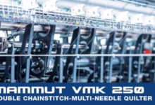 ماشین دوخت چندسوزنه MAMMUT VMK 250 در خط تولید تشک
