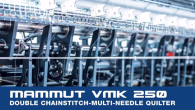 ماشین دوخت چندسوزنه MAMMUT VMK 250 در خط تولید تشک