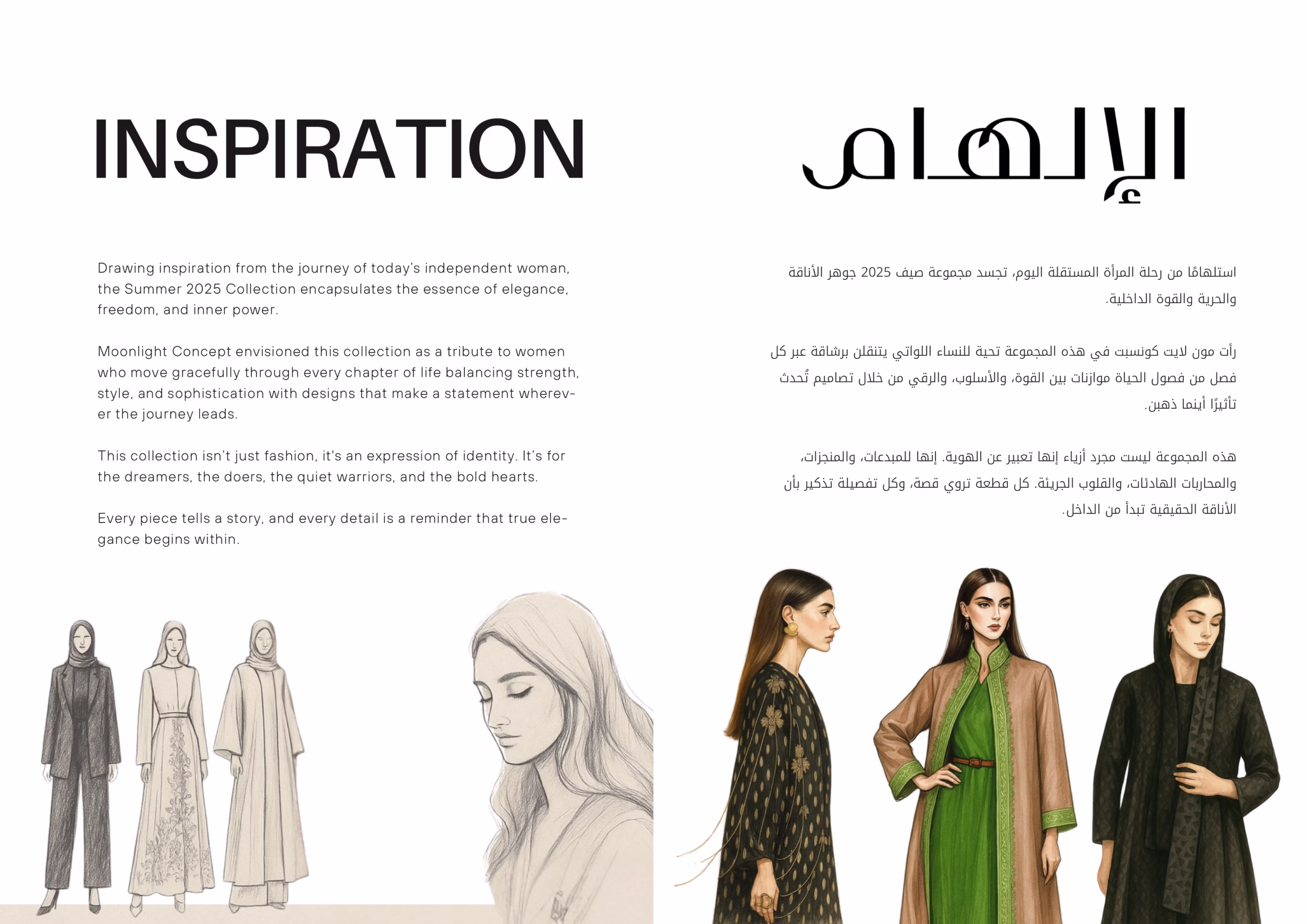 لوک‌بوک تابستانی مون‌لایت ۲۰۲۵ با طراحی زنانه و رنگ‌های تابستانی
