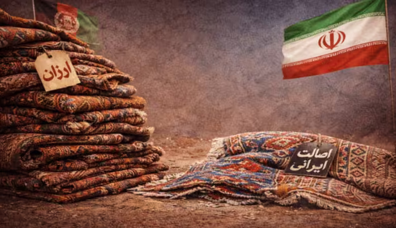 رقابت بازار فرش ایران و فروش فرش افغان به نام فرش ایرانی در بازار داخلی