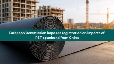 تعرفه ضددامپینگ اسپان‌باند PET چین در اتحادیه اروپا