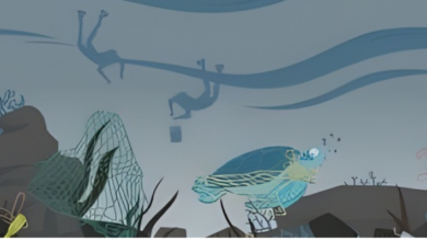 بازیافت تور ماهیگیری توسط Hyosung برای تولید نایلون پایدار Mipan regen ocean